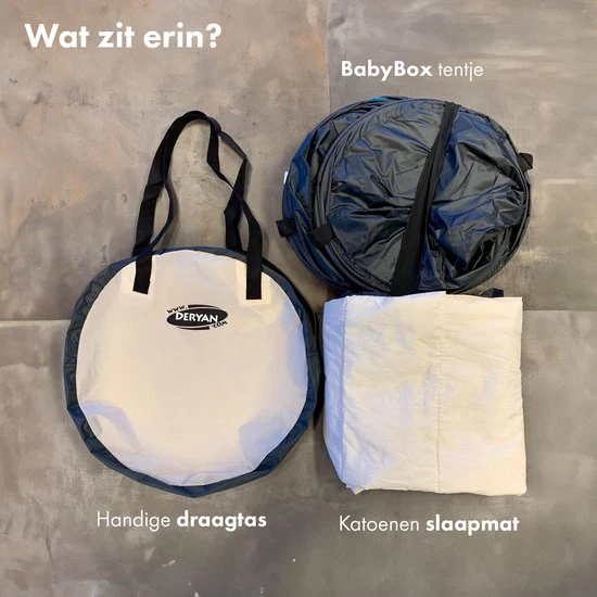 BabyBox baby tentje Campingbedje + matras - Ivory - Image 12