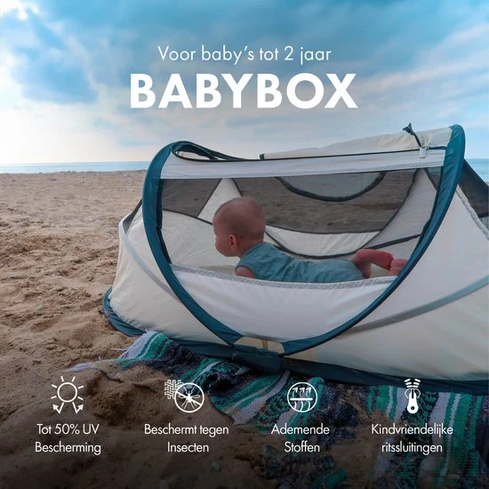 BabyBox baby tentje Campingbedje + matras - Ivory - Image 3