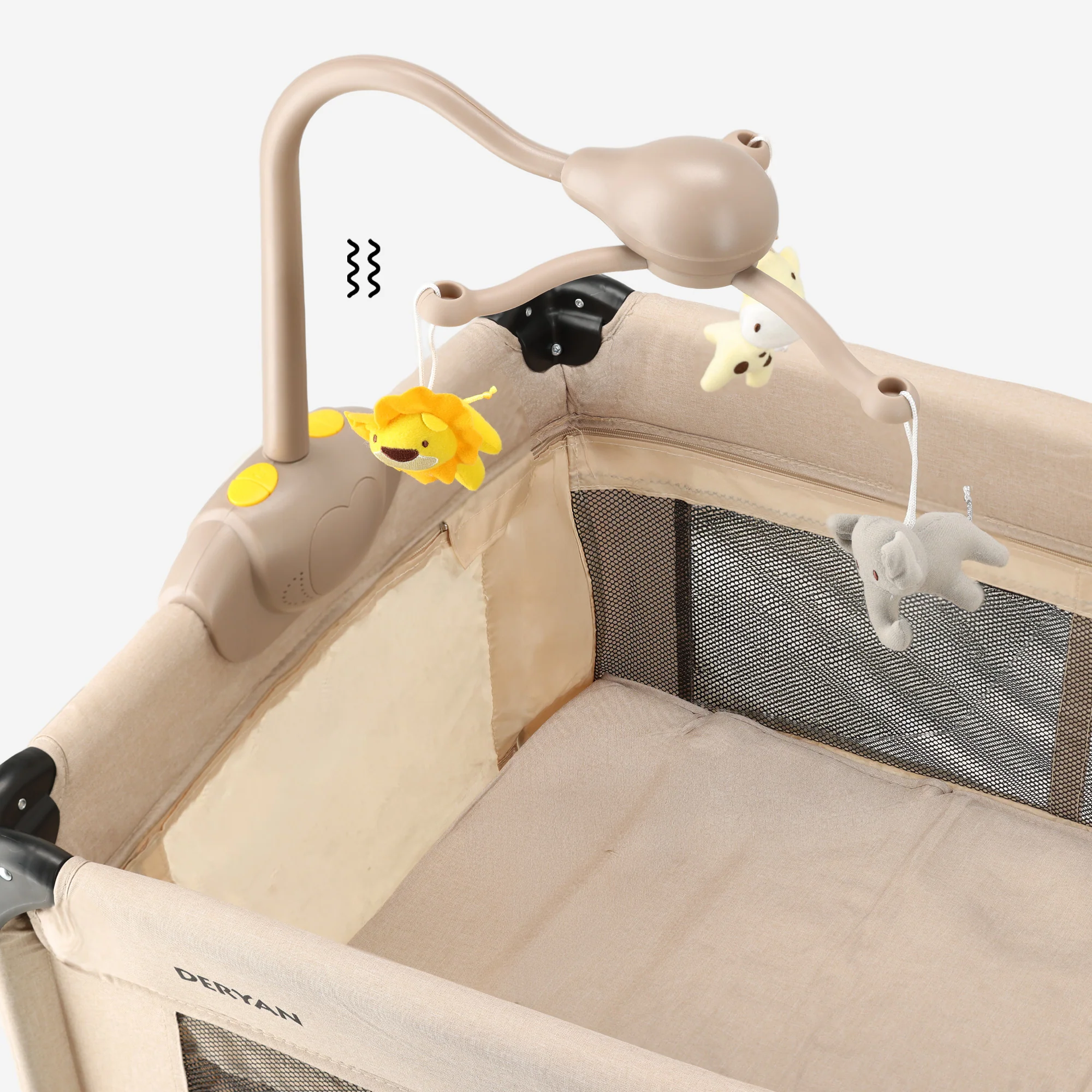 Believer Luxe Campingbed - Inclusief bodemverhoger - Nougat - Image 10