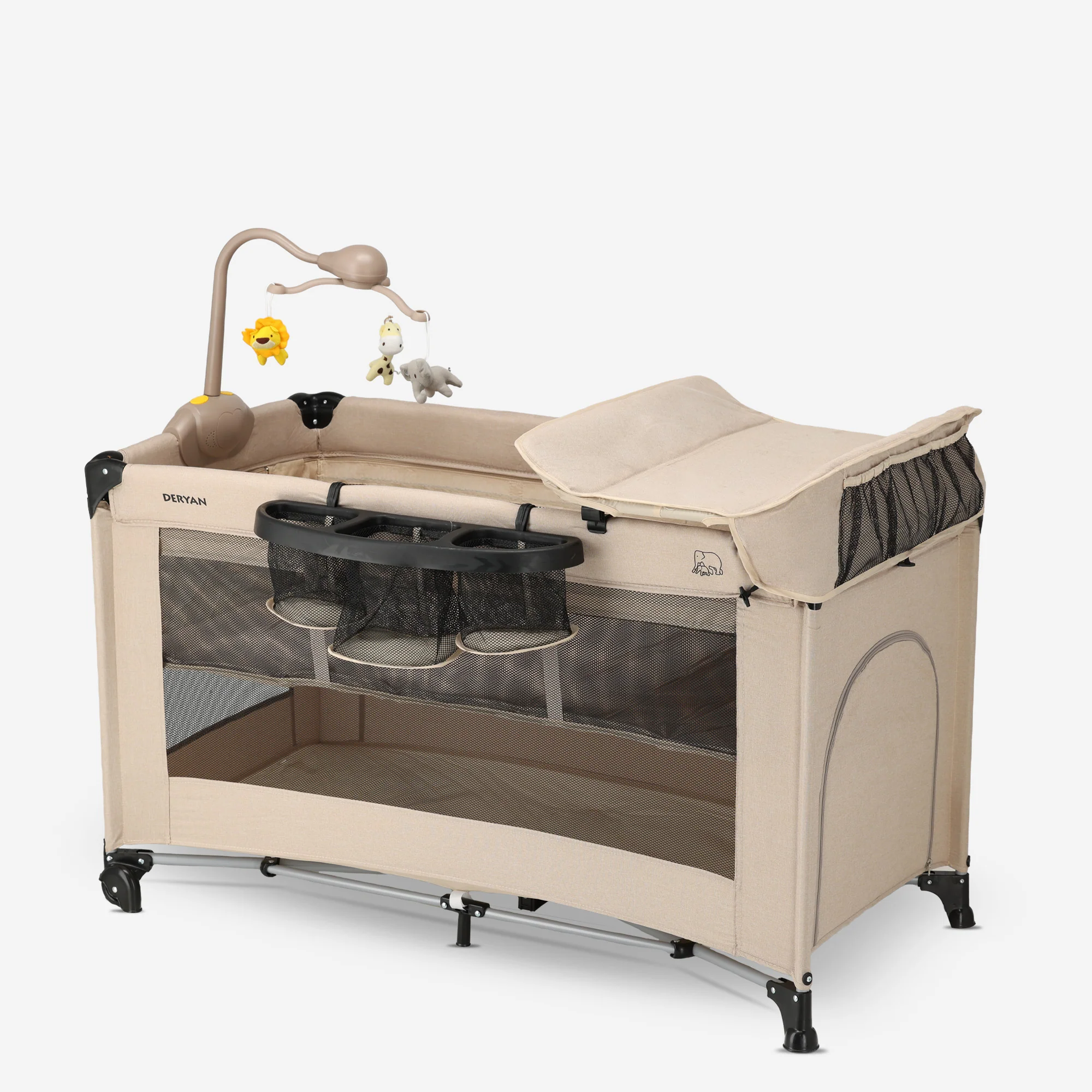 Believer Luxe Campingbed - Inclusief bodemverhoger - Nougat - Image 11