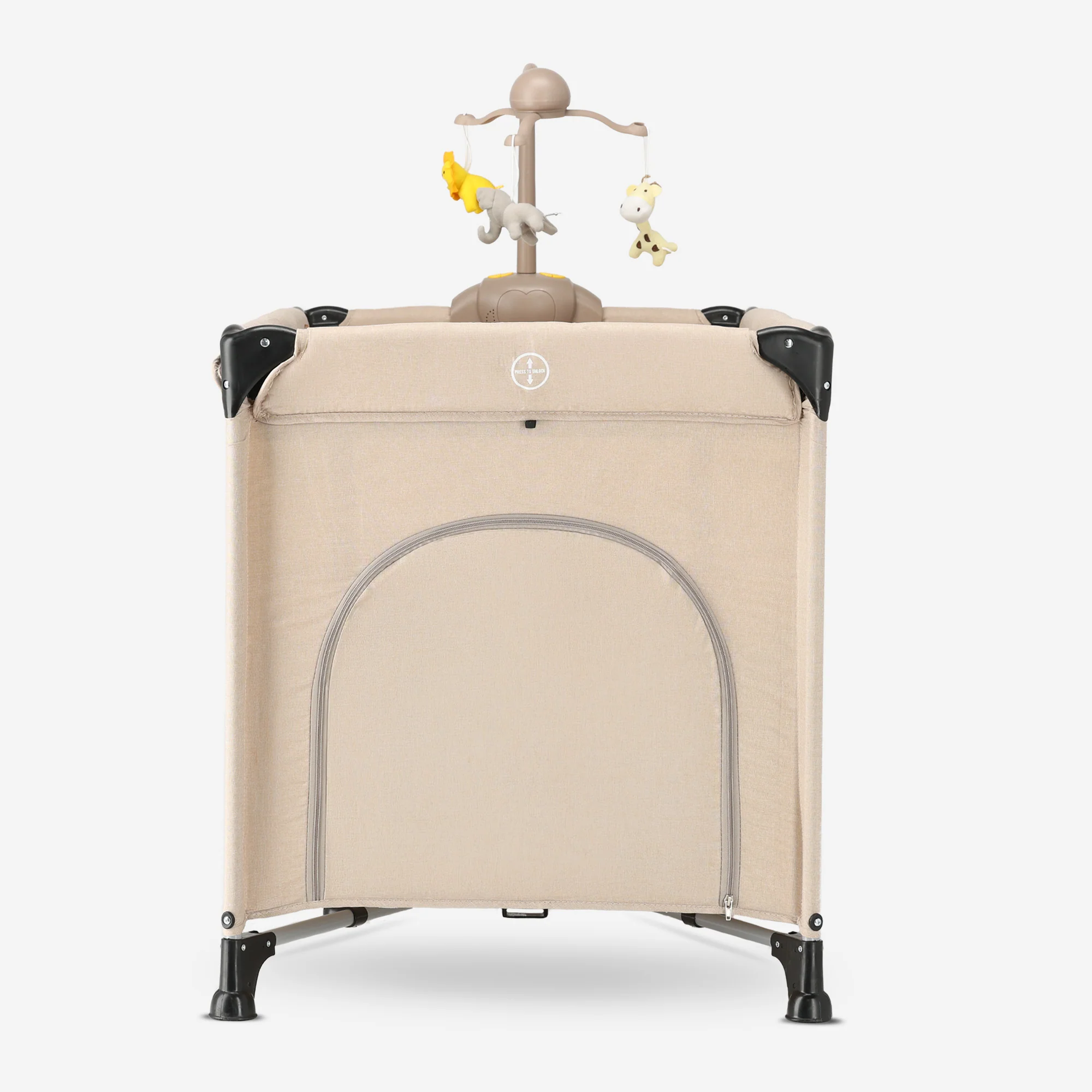 Believer Luxe Campingbed - Inclusief bodemverhoger - Nougat - Image 9