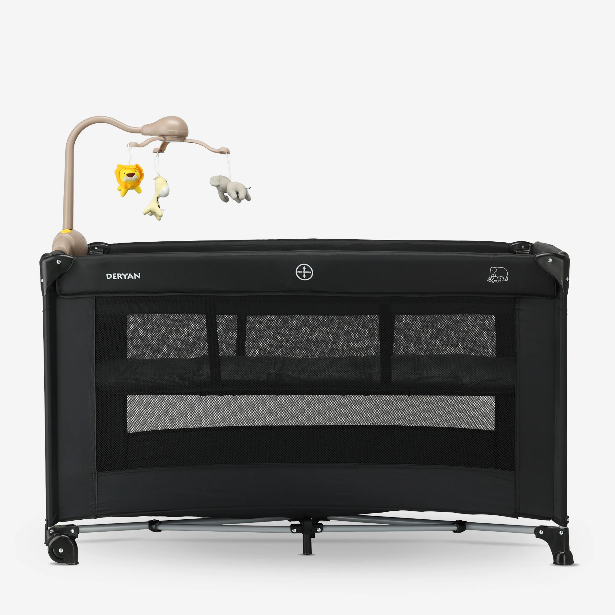 Believer Luxe Campingbed - Inclusief bodemverhoger - Zwart - Image 8