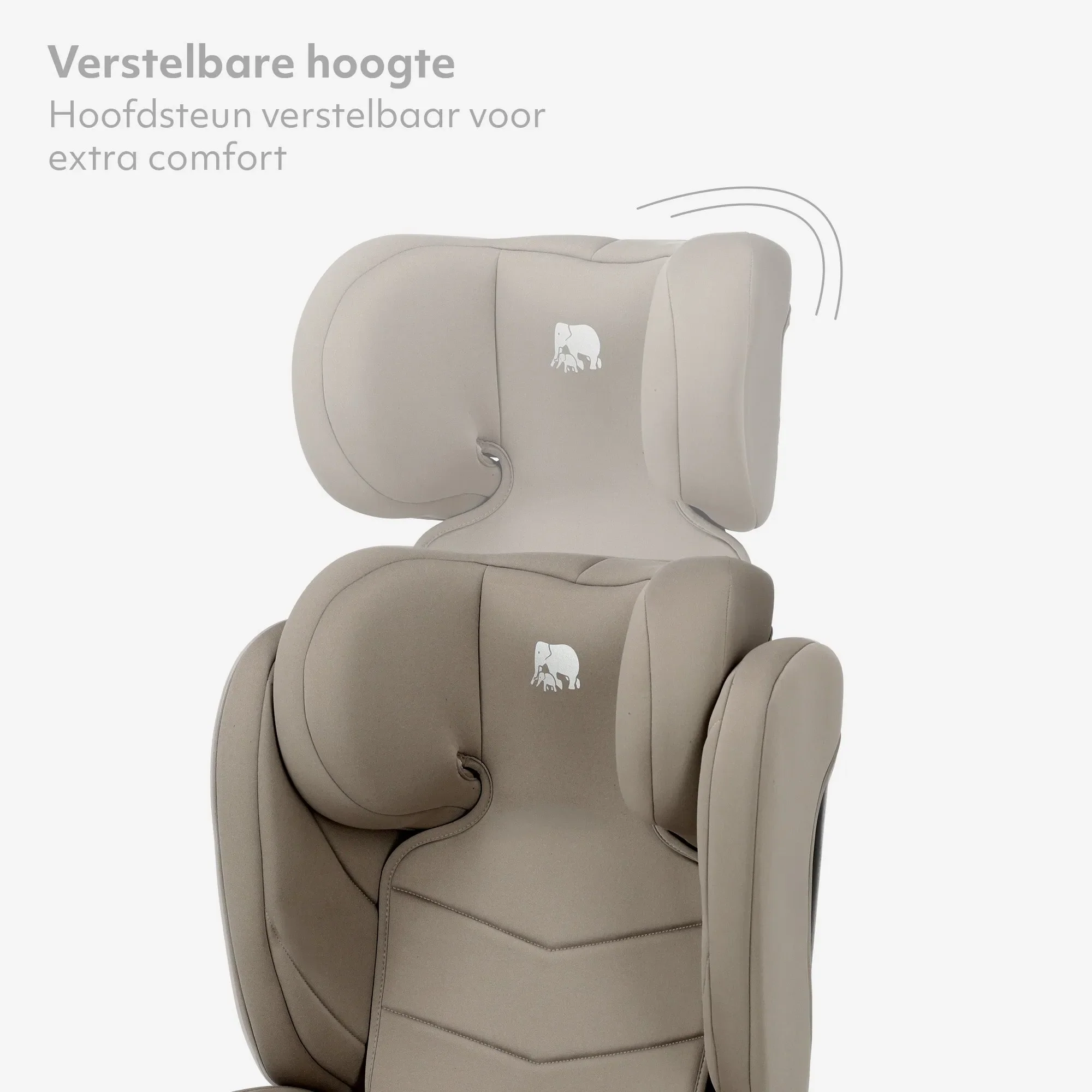 Charlie Basic i-Size Autostoel - Vanaf 3,5 jaar tot ca. 12 jaar -groep 2/3 - 100-150 cm - Truffle Nougat - Image 3