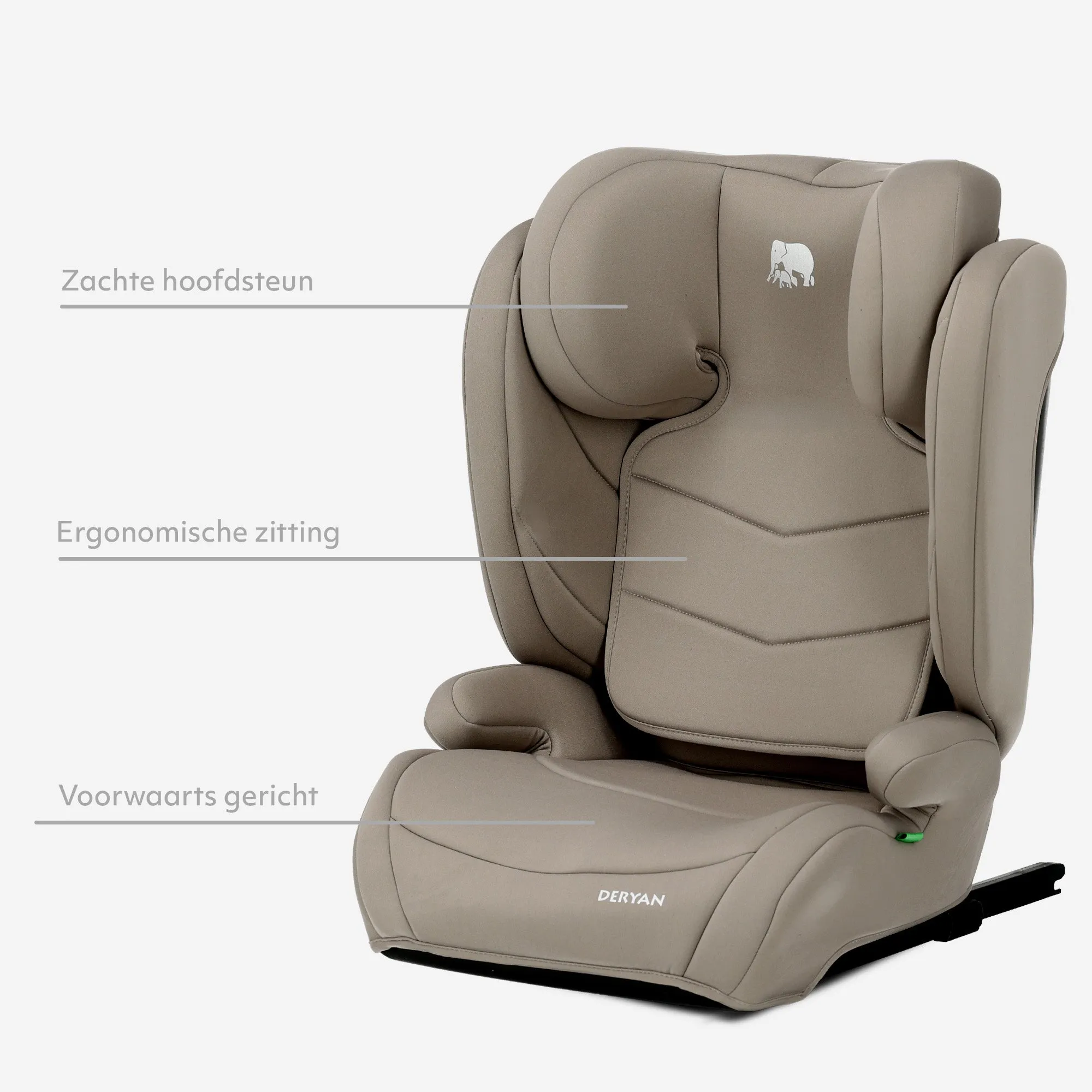 Charlie Luxe i-Size/isofix Autostoel Vanaf 3,5 jaar tot ca. 12 jaar - 100-150 cm - Truffle Nougat - Image 5