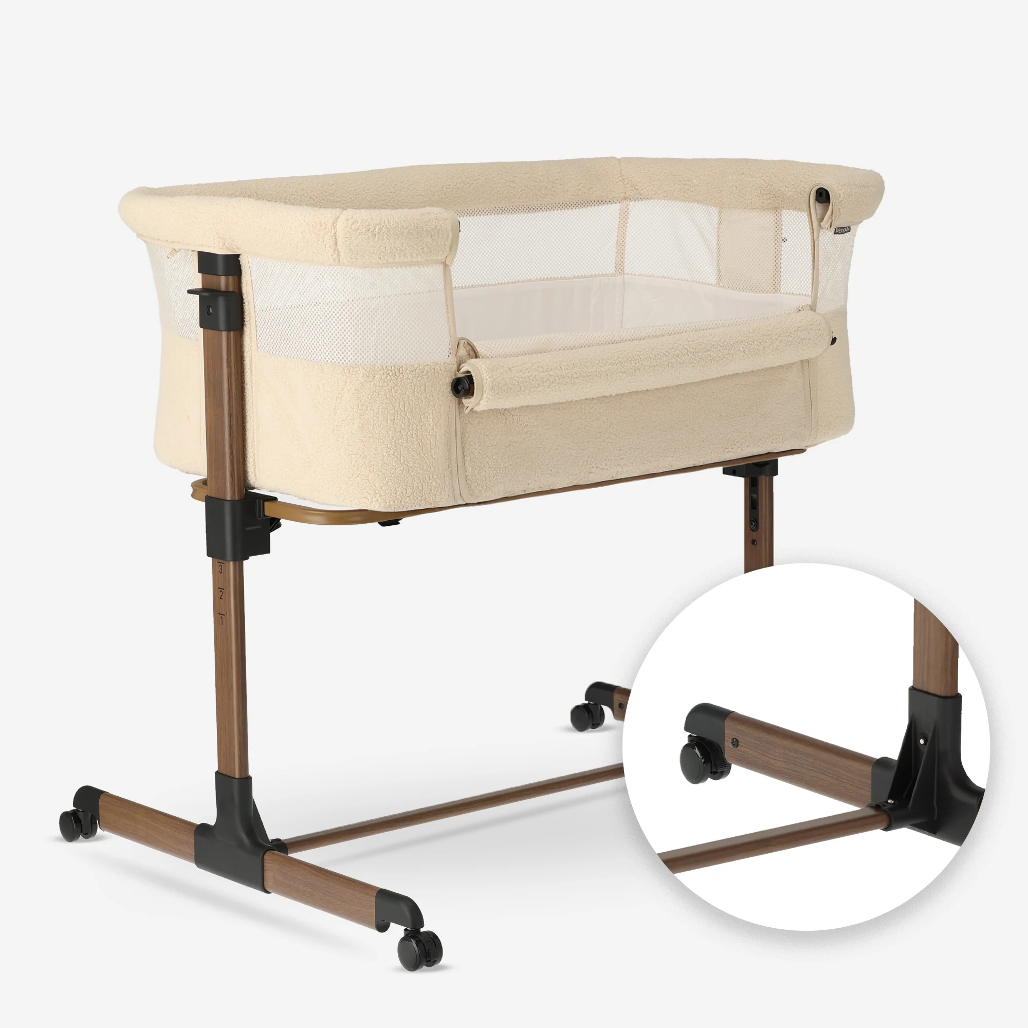 Co-Sleeper Snoozy Wieg - Teddy Nougat - Image 9